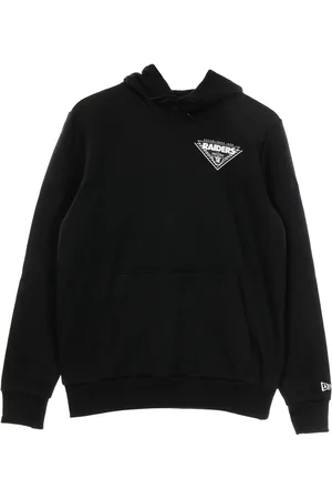 New Era Sweathshirts & Hoodies, Herre, Sort, L, Bomuld, NFL Baglogo Hættetrøje Sort/Hvid