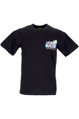 MARKET Top, Herre, Sort, XL, Bomuld, Eksotisk Automobile Print Sort T-shirt