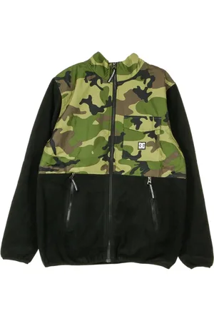 Dcshoes Jakke, Herre, Flerfarvet, M, Uld, Herre Camo Fleece Jakke