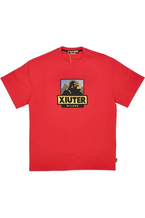 IUTER Top, Herre, Rød, M, Bomuld, Crimson Logo Tee Herre T-shirt