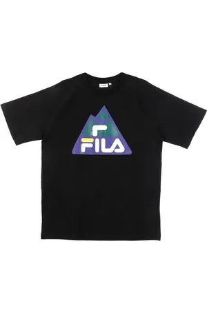 Fila Top, Herre, Sort, L, Bomuld, Sort Raglan Tee Kortærmet T-shirt