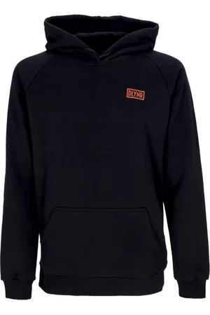 DOLLY NOIRE Sweathshirts & Hoodies, Herre, Sort, S, Bomuld, Sort Logo Letvægts Hættetrøje