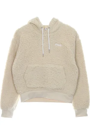 Fila Sweathshirts & Hoodies, Dame, , XS, Uld, Sherpa hættetrøje brasiliansk sand