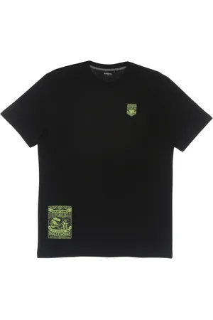 DOLLY NOIRE Top, Herre, Sort, XL, Bomuld, Sort Herre Tee Kortærmet T-shirt