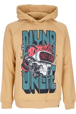 DOLLY NOIRE Sweathshirts & Hoodies, Herre, , S, Bomuld, Skull Hoodie Feststil