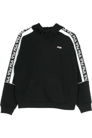 Fila Sweathshirts & Hoodies, Dame, Sort, L, Letvægts hættetrøje i sort/hvid