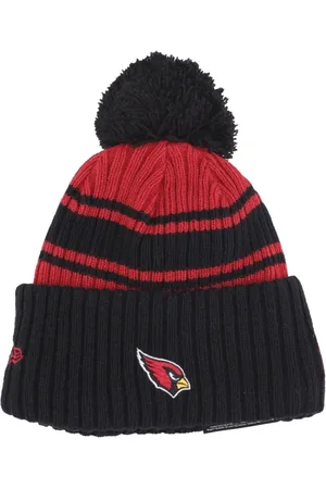 New Era Tilbehør, Herre, Sort, ONE SIZE, Uld, Arizona Cardinals Pom Pom Beanie Hat