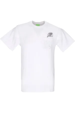 Huf Top, Herre, Hvid, S, Bomuld, Lomme Tee Hvid Bomuld T-shirt
