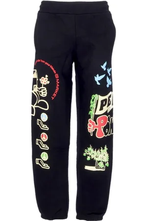 MARKET Bukser, Herre, Sort, M, Bomuld, Sort Peace And Power Sweatpants