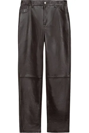 Ivy & Oak Bukser, Dame, Brun, L, Læder, Lindsey Bukser