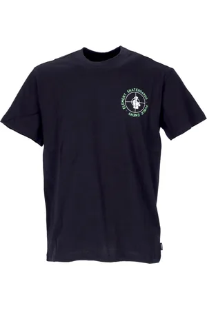 Element Top, Herre, Sort, M, Bomuld, Logo Tee Flint Herre T-shirt