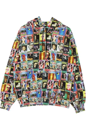 IUTER Sweathshirts & Hoodies, Herre, Flerfarvet, L, Uld, Letvægts hættetrøje med print