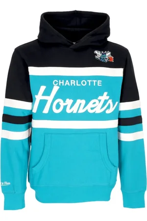 Mitchell & Ness Sweathshirts & Hoodies, Herre, Blå, XL, Bomuld, NBA Head Coach Hoodie Charlotte Hornets