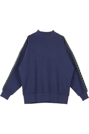 Kappa Sweathshirts & Hoodies, Herre, Blå, S, Blå Greystone/Sort Crewneck Sweater