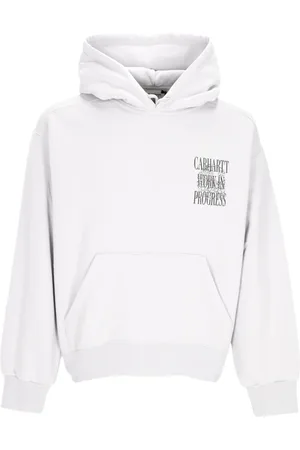 Carhartt Sweathshirts & Hoodies, Herre, Hvid, XL, Bomuld, Sonic Silver Hættetrøje til Mænd