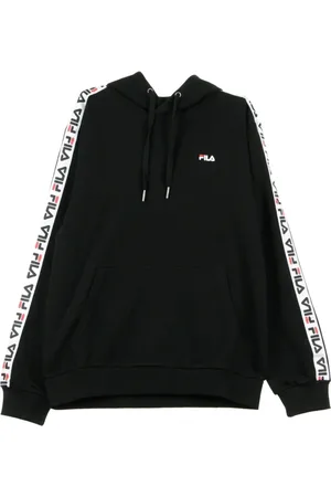 Fila Sweathshirts & Hoodies, Herre, Sort, XL, Uld, Sort letvægts hættetrøje til mænd
