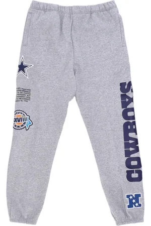 Mitchell & Ness Bukser, Herre, Grå, S, Bomuld, Dallas Mavericks Fleece Tracksuit Bukser