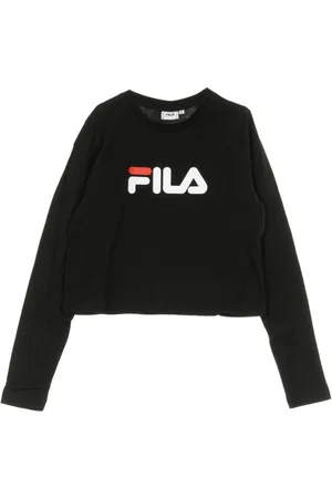 Fila Top, Dame, Sort, M, Sort Cropped T-shirt til kvinder