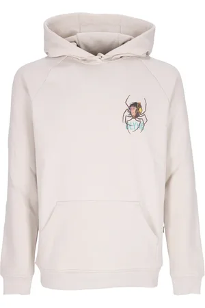 DOLLY NOIRE Sweathshirts & Hoodies, Herre, , XL, Bomuld, Edderkop hættetrøje moonbeam langærmet