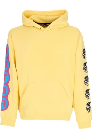 IUTER Sweathshirts & Hoodies, Herre, Gul, XL, Bomuld, Letvægts Poison Hoodie med Kængurulomme