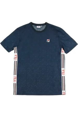 Fila Top, Herre, Blå, XL, Uld, Sort Iris Herre Tee Stilfuld