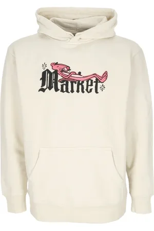 MARKET Sweathshirts & Hoodies, Herre, , L, Bomuld, Pink Panther Hoodie med kængurulomme