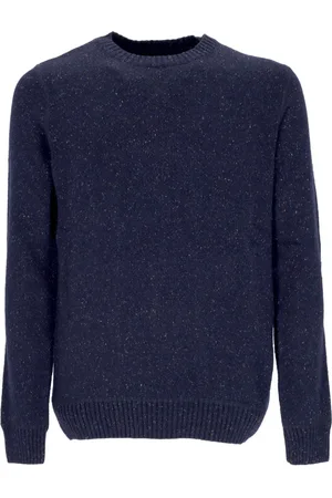 Element Strik, Herre, Blå, XL, Uld, Navy Crewneck Herre Sweater