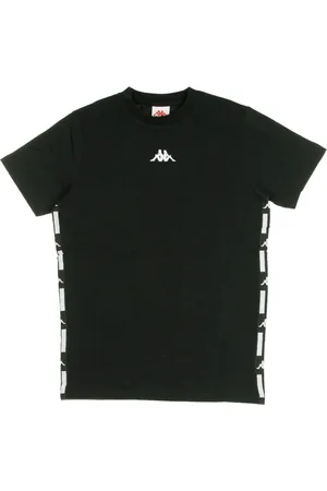 Kappa Top, Herre, Sort, L, Klassisk Herre Sort T-Shirt