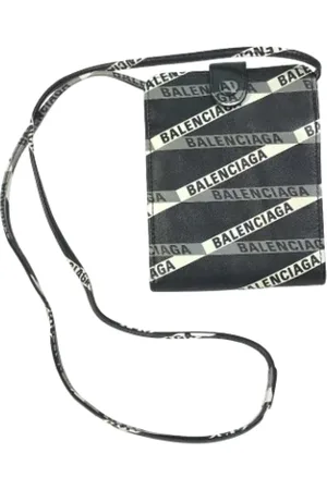 Balenciaga Pre-owned, Herre, Sort, ONE SIZE, Uld, Pre-owned Laeder balenciaga-tasker