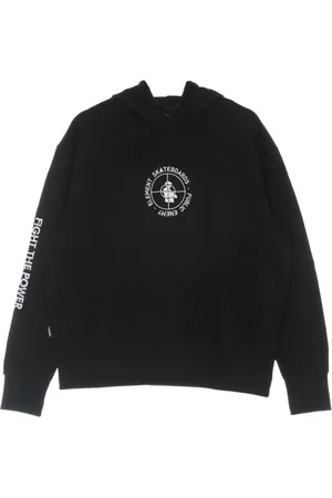 Element Sweathshirts & Hoodies, Herre, Sort, XL, Bomuld, Sort letvægts hættetrøje
