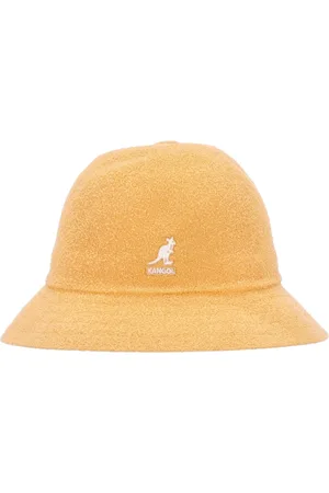 Kangol Tilbehør, Herre, Brun, S, Nylon, Afslappet fiskerhat i abrikos