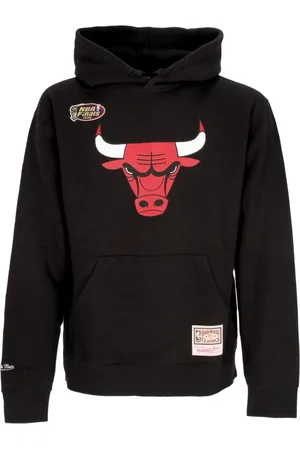 Mitchell & Ness Sweathshirts & Hoodies, Herre, Sort, M, Bomuld, Chicago Bulls NBA Team Logo Hoodie