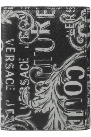 VERSACE Tilbehør, Herre, Sort, ONE SIZE, Læder, Baroktryk Herre Pung