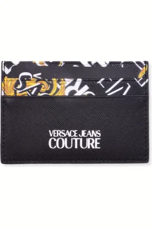 VERSACE Tilbehør, Herre, Sort, ONE SIZE, Sort All-Over Print Kortholder