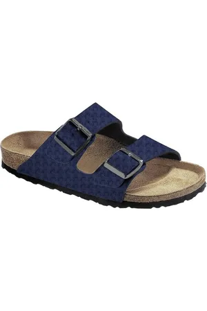 MC2 SAINT BARTH Sko, Herre, Blå, 44 EU, Uld, Stilfulde Sandaler til Sommeren