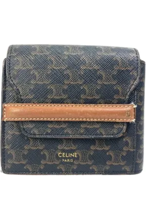 Céline Pre-owned, Herre, Brun, ONE SIZE, Tyl, Pre-owned Laeder punge