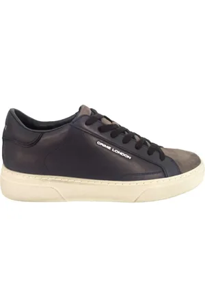 Crime london Sko, Herre, Blå, 44 EU, Læder, Essential 3.0 Sneakers