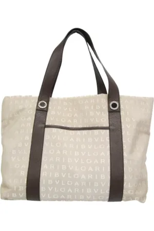 Bvlgari Pre-owned, Dame, , ONE SIZE, Uld, Pre-owned Canvas skuldertasker