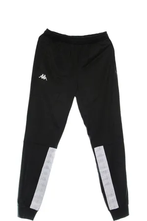 Kappa Bukser, Herre, Sort, XS, Polyester, Herre Track Bukser med Striber