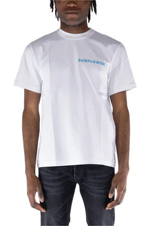 Sunflower Top, Herre, Hvid, M, Tyl, Logo Tee Master Style T-Shirt