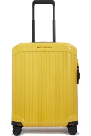 Piquadro Kuffert, unisex, Gul, ONE SIZE, Uld, Stilfuld Rejsetrolley Taske
