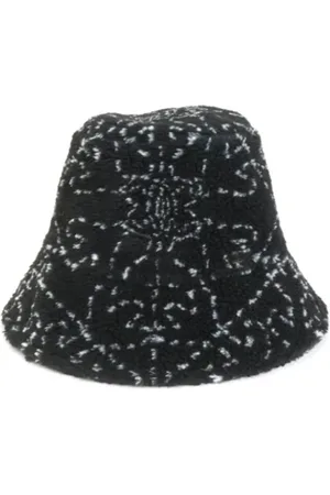 CHANEL Pre-owned, Dame, Sort, ONE SIZE, Tyl, Pre-owned Stof hatte