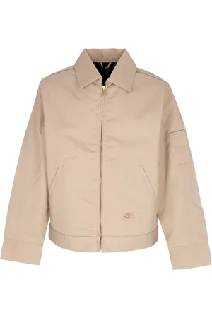 Dickies Jakke, Herre, Brun, XS, Polyester, Moderne Polyesterjakke med Frontlommer