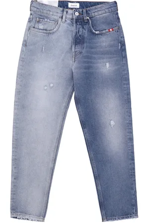 AMISH Jeans, Herre, Blå, W28, Denim, Slim Fit Denim Jeans Two Face