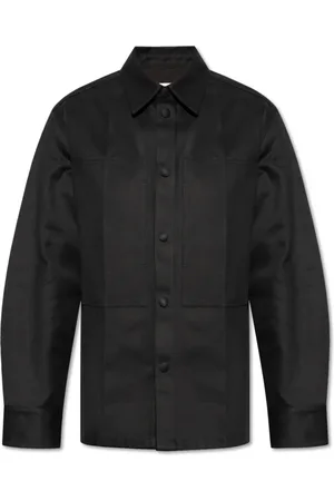 Jil Sander Skjorte, Herre, Sort, M, Bomuld, Skjorte med lommer