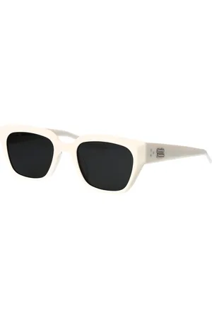Gentle Monster Tilbehør, Dame, Hvid, 54 MM, Uld, Stilfulde Nabi Solbriller til Kvinder