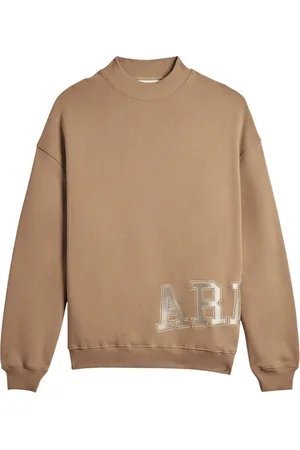 Axel Arigato Sweathshirts & Hoodies, Dame, Brun, XS, Bomuld, Oversized Broderet Sweatshirt