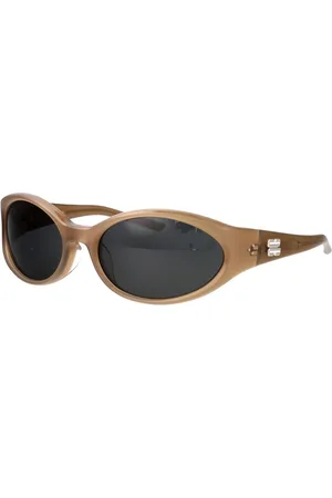 Gentle Monster Tilbehør, unisex, Brun, 60 MM, Uld, Sphere Solbriller til Stilfuldt Look