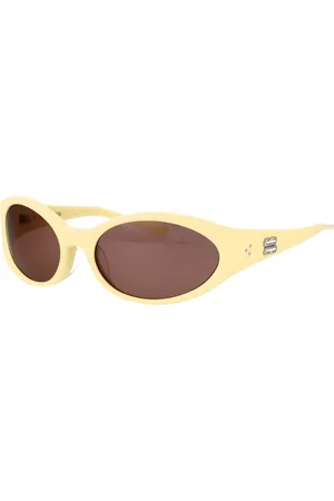 Gentle Monster Tilbehør, unisex, Gul, 60 MM, Uld, Sphere Solbriller til Stilfuldt Look