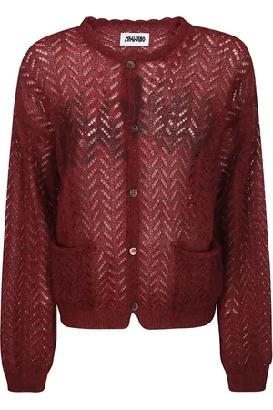 MAGLIANO Strik, Herre, Rød, XS, Uld, Bimbo Cardigan til stilfulde børn